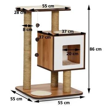 Hagen Vesper Kratzbaum V-Base 6 Hagen Vesper Kratzbaum V-Base – Bild 6