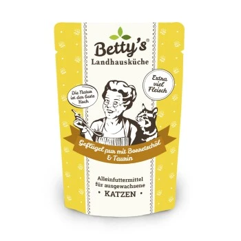 Betty's Landhausküche Frischebeutel Geflügel Pur 12 X 100g Für Katze 1 Betty's Landhausküche Frischebeutel Geflügel Pur 12 X 100g Für Katze