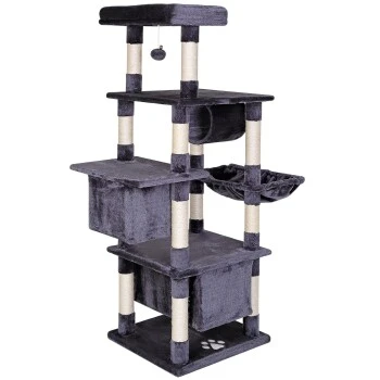 Lionto Kratzbaum, Höhe 155 Cm Dunkelgrau 3 Lionto Kratzbaum, Höhe 155 Cm Dunkelgrau – Bild 3