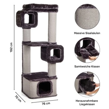 Canadian Cat Company Kratzbaum Ottawa Anthrazit 3 Canadian Cat Company Kratzbaum Ottawa Anthrazit – Bild 3