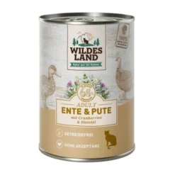 WILDES LAND Adult 6x400g Ente & Pute