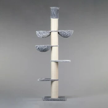 RHR Quality Kratzbaum Maine Coon Tower Plus Creme/ Beige/ Grau 2 RHR Quality Kratzbaum Maine Coon Tower Plus Creme/ Beige/ Grau – Bild 2